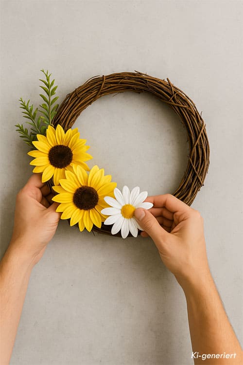 3. Florale Basis setzen 3. Florale Basis setzen