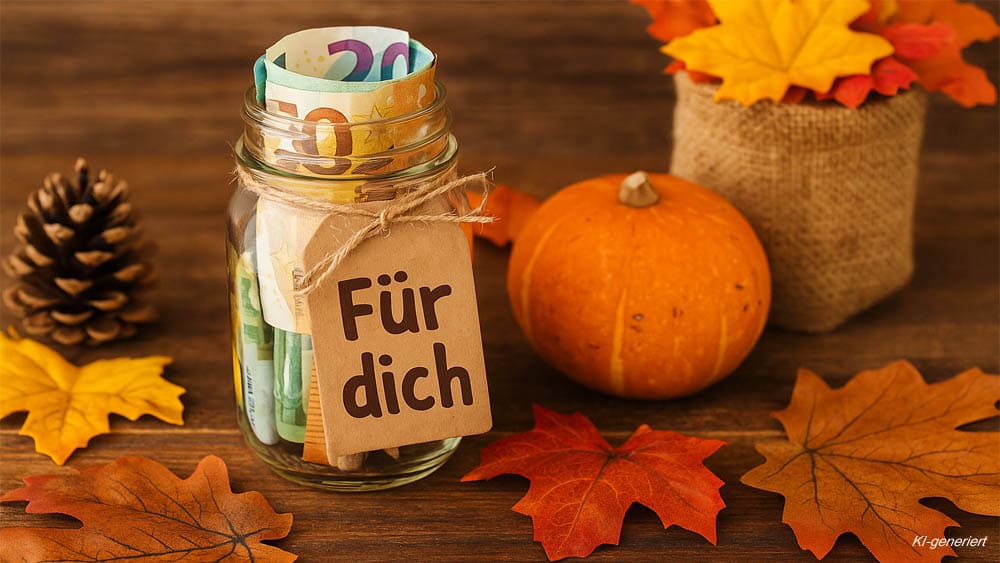 Herbstliche Geldgeschenke basteln: 5 kreative DIY-Ideen mit Herzđ 2 herbstliche Geldgeschenke